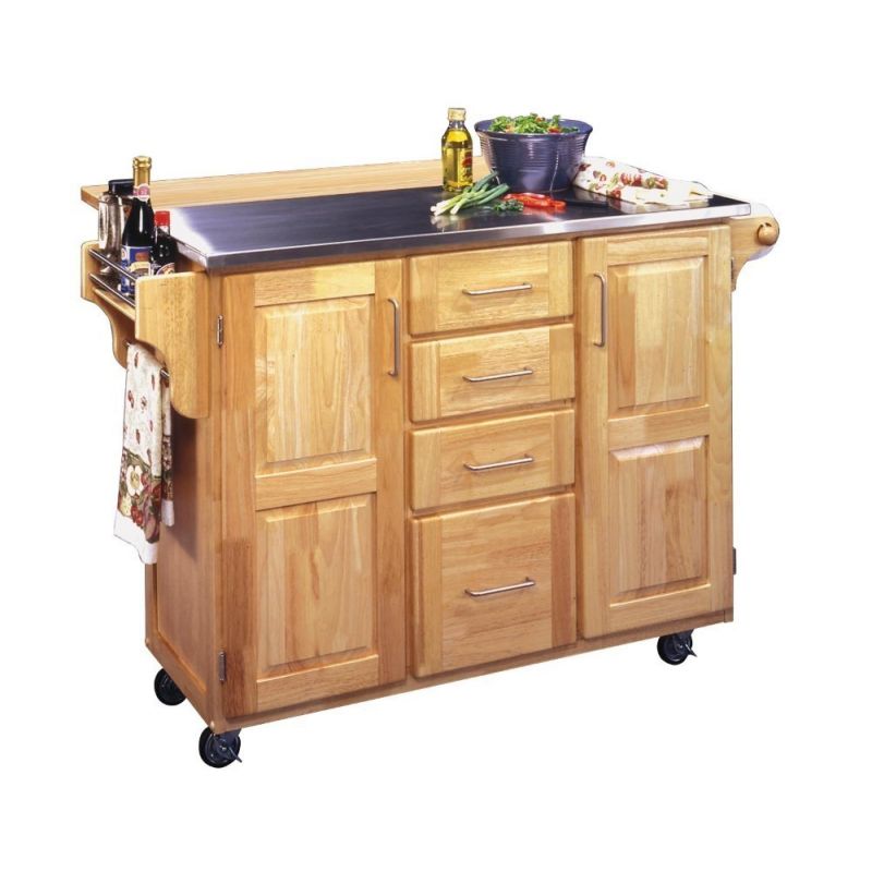 Homestyles Furniture - General Line Brown Kitchen Cart - 5086-95