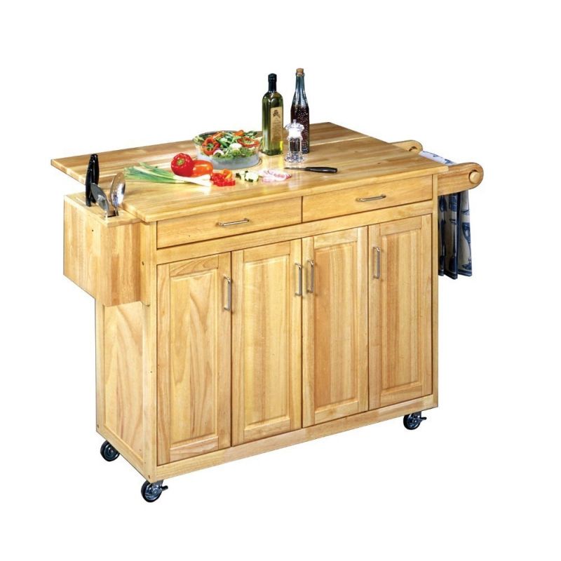 Homestyles Furniture - General Line Brown Kitchen Cart - 5023-95