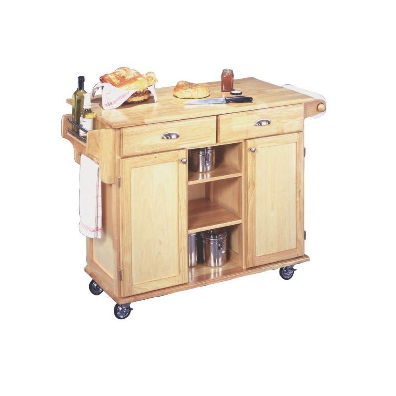 Homestyles Furniture - General Line Brown Kitchen Cart - 5099-95