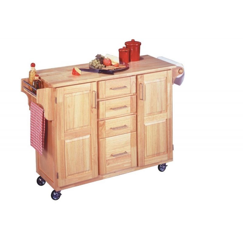Homestyles Furniture - General Line Brown Kitchen Cart - 5089-95