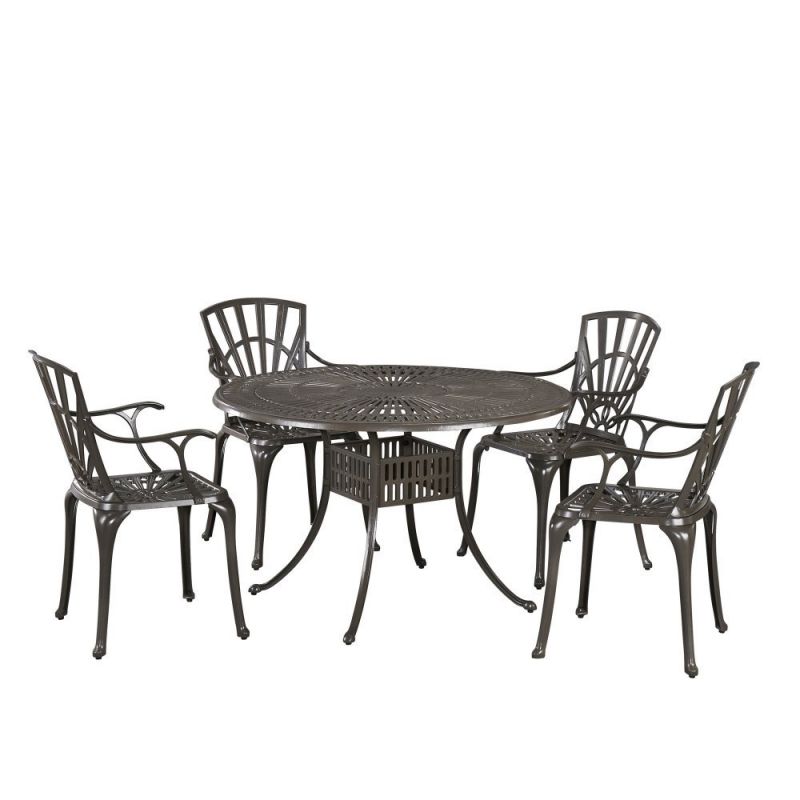 Homestyles Furniture - Grenada Taupe 5 Piece Dining Set - 6661-328