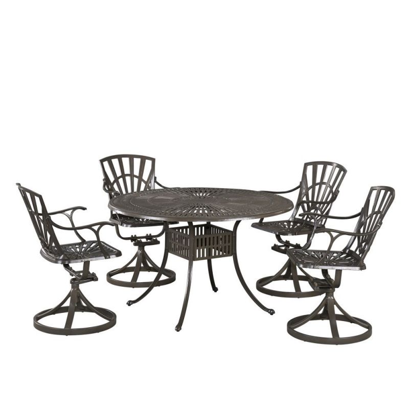 Homestyles Furniture - Grenada Taupe 5 Piece Dining Set - 6661-325