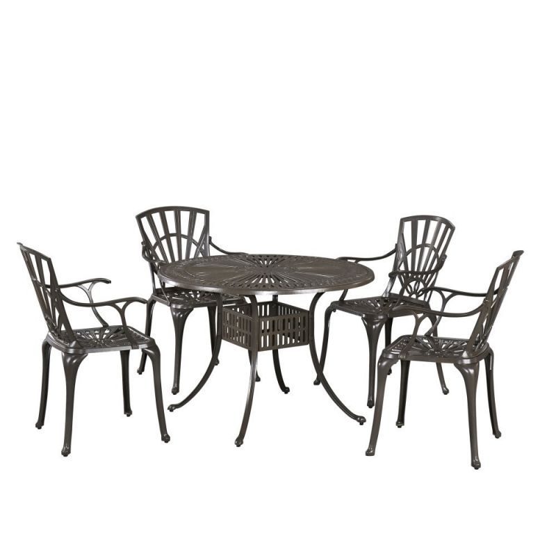 Homestyles Furniture - Grenada Taupe 5 Piece Dining Set - 6661-308