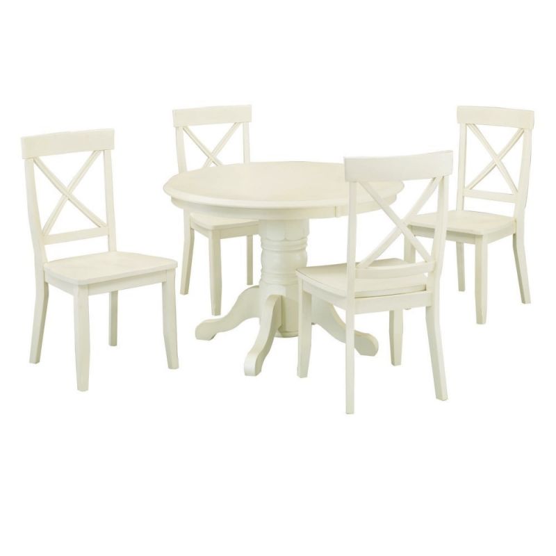Homestyles Furniture - Warwick White Dining Set - 5177-318