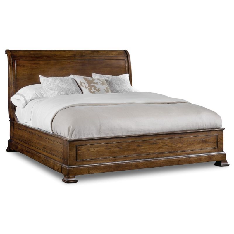 Hooker Furniture - Archivist King Sleigh Bed w/Low Footboard - 5447-90466B