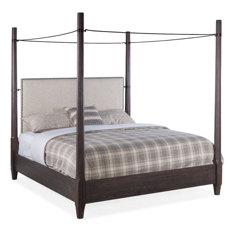 Hooker Furniture - Big Sky Cal King Poster Bed w/canopy - 6700-90660-98