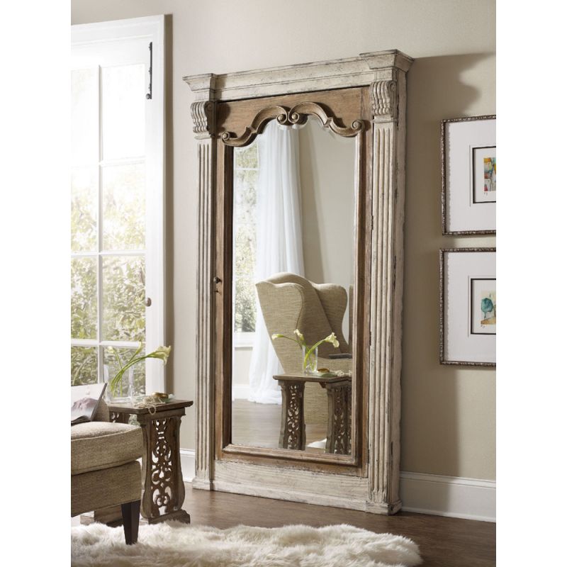 Hooker Furniture - Chatelet Floor Mirror w/Jewelry Armoire Storage - 5351-50003