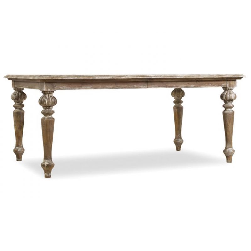 Hooker Furniture - Chatelet Rectangle Leg Dining Table with Two 18'' Leaves - 5300-75200