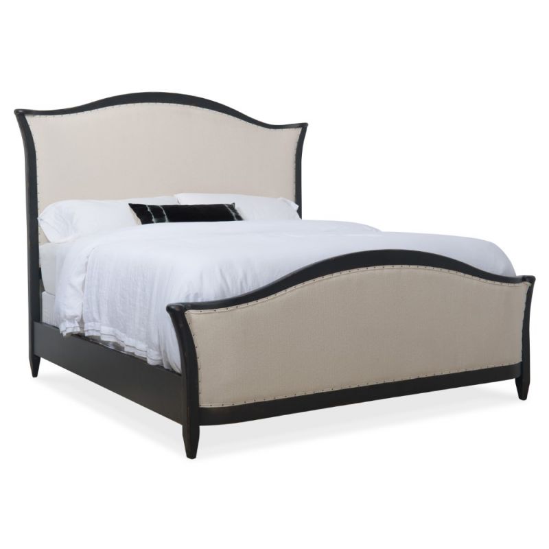 Hooker Furniture - Ciao Bella Cal King Upholstered Bed - Black - 5805-90860-99