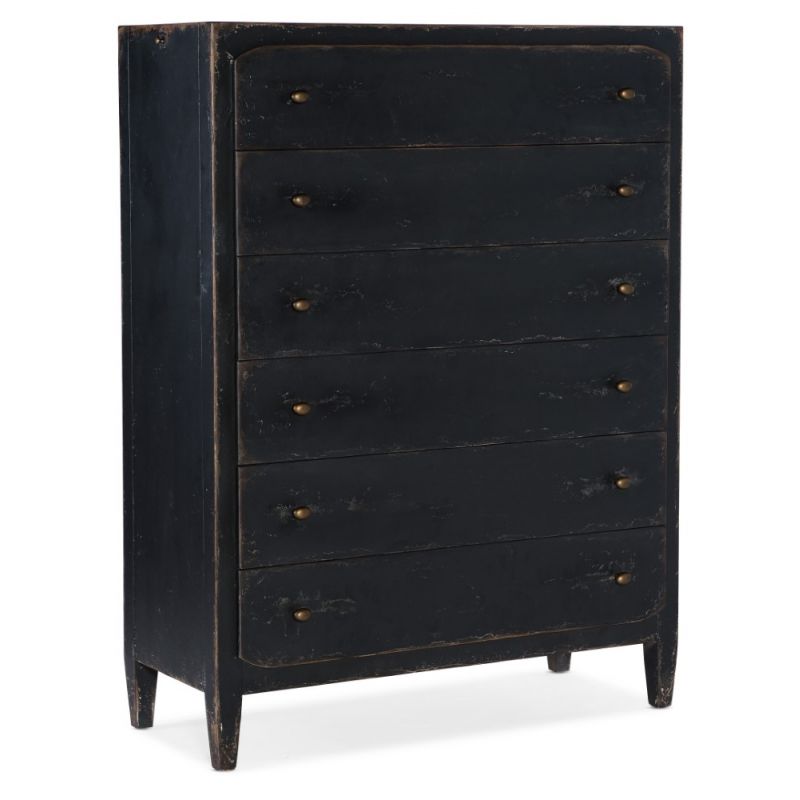 Hooker Furniture - Ciao Bella Six - Drawer Chest - Black - 5805-90010-99