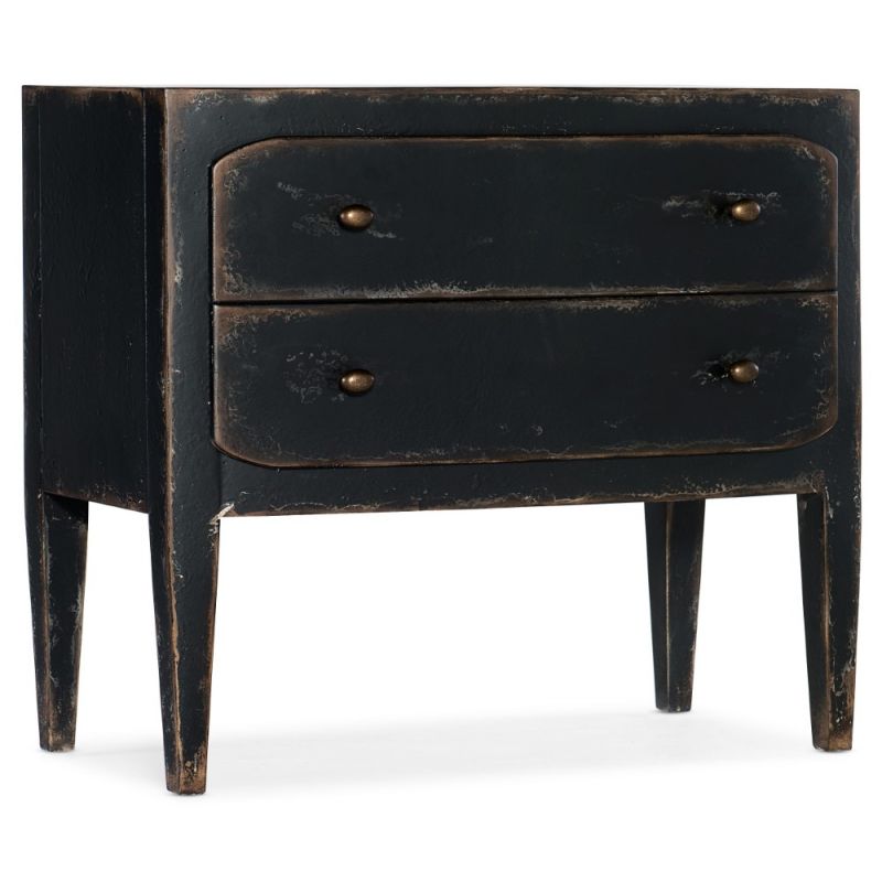 Hooker Furniture - Ciao Bella Two - Drawer Nightstand - Black - 5805-90016-99