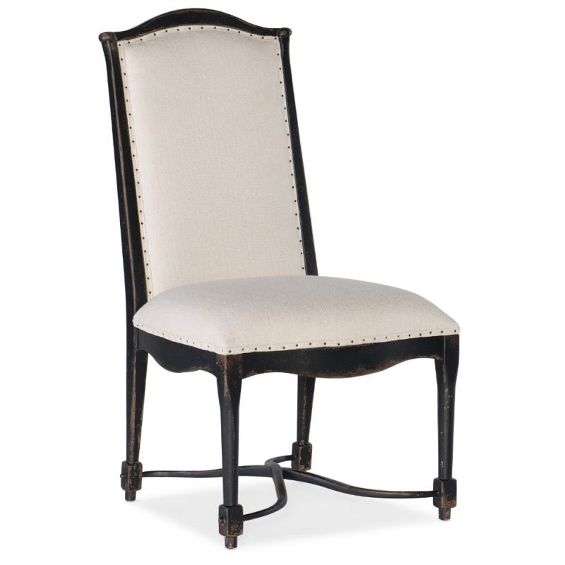 Hooker Furniture - Ciao Bella Upholstered Back Side Chair - Black Finish - 5805-75310-99
