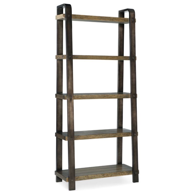 Hooker Furniture - Crafted Bookcase - 1654-10445-MTL - CLOSEOUT