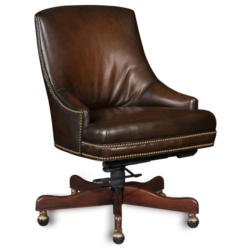 Hooker Furniture - Heidi Executive Swivel Tilt Arm Chair - EC403-085_CLOSEOUT