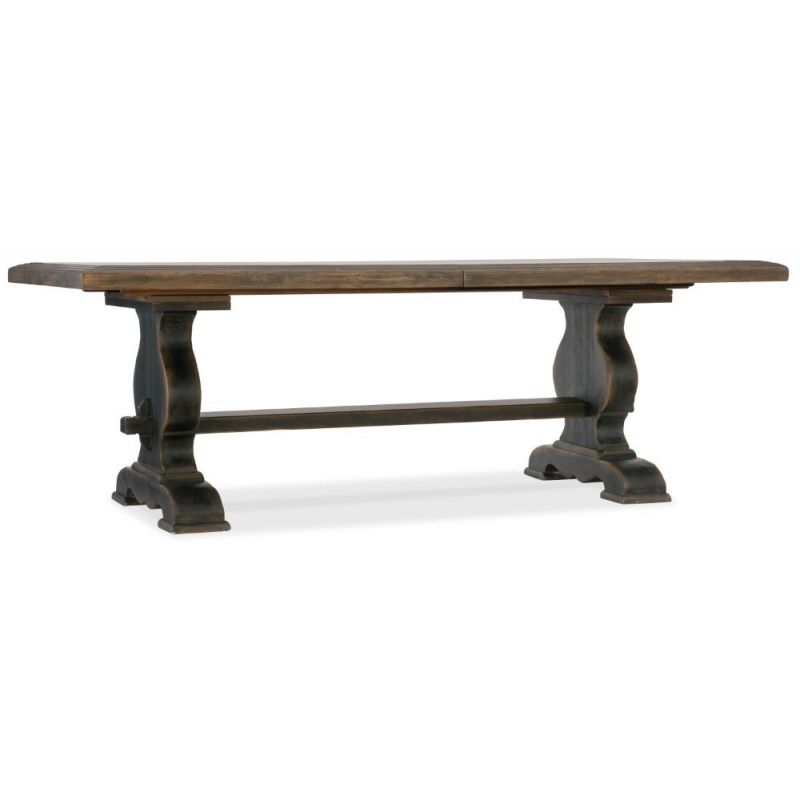 Hooker Furniture - Hill Country Bandera 86in Table w/2-18in Leaves - 5960-75200-BRN