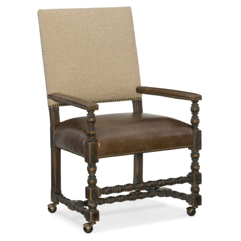 Hooker Furniture - Hill Country Comfort Castered Game Chair - 5960-75500-BLK