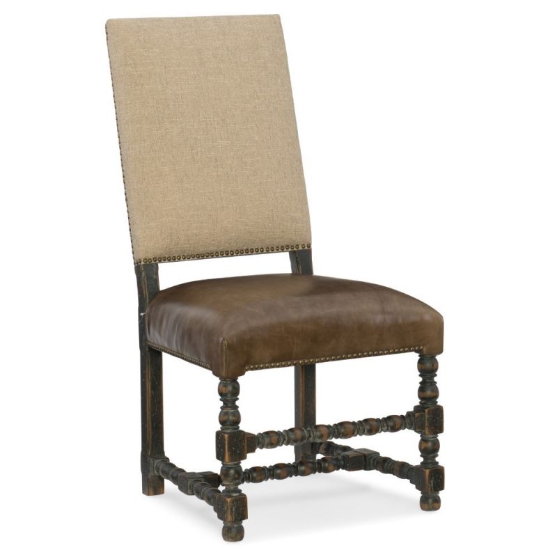 Hooker Furniture - Hill Country Comfort Upholstered Side Chair - 5960-75410-BLK