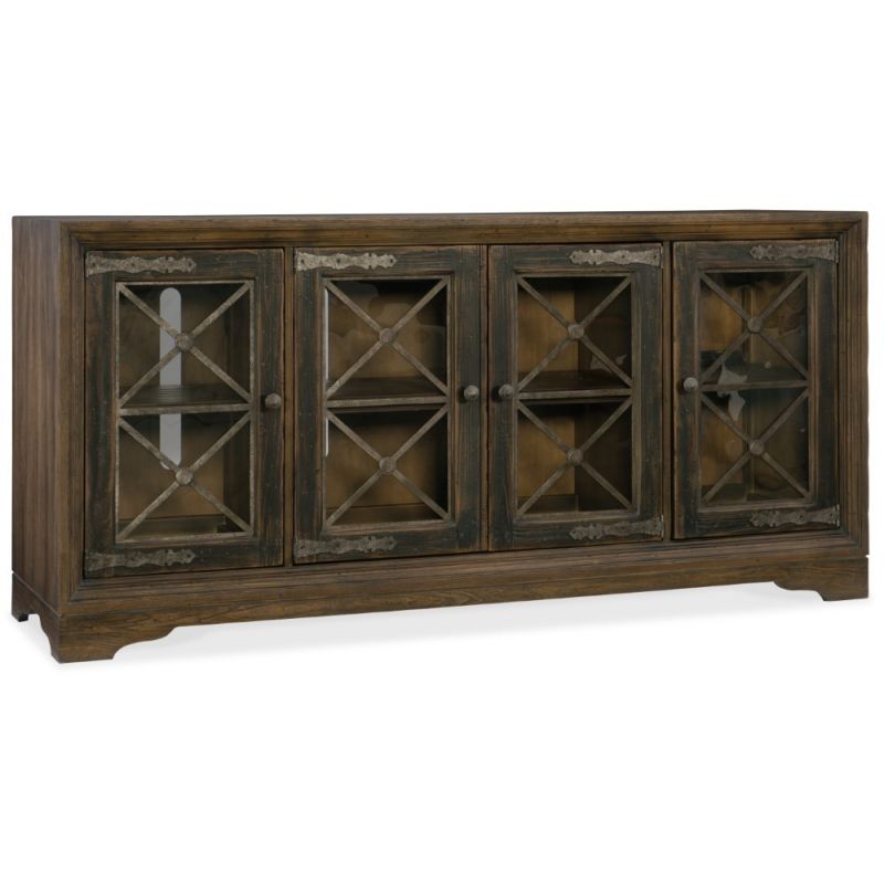 Hooker Furniture - Hill Country Pipe Creek Bunching Media Console - 5960-55476-MULTI