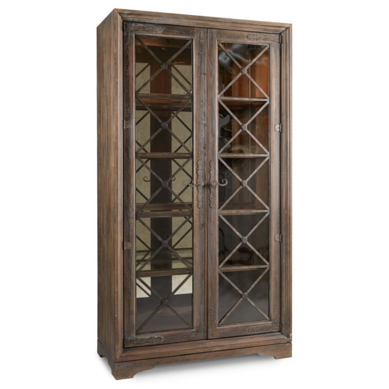 Hooker Furniture - Hill Country Sattler Display Cabinet - 5960-75906-MULTI