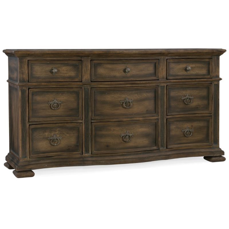 Hooker Furniture - Hill Country Williamson Nine-Drawer Dresser - 5960-90002-MULTI