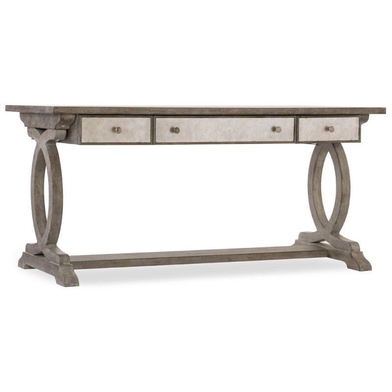 Hooker Furniture - Rustic Glam Trestle Desk - 1641-10459-LTWD