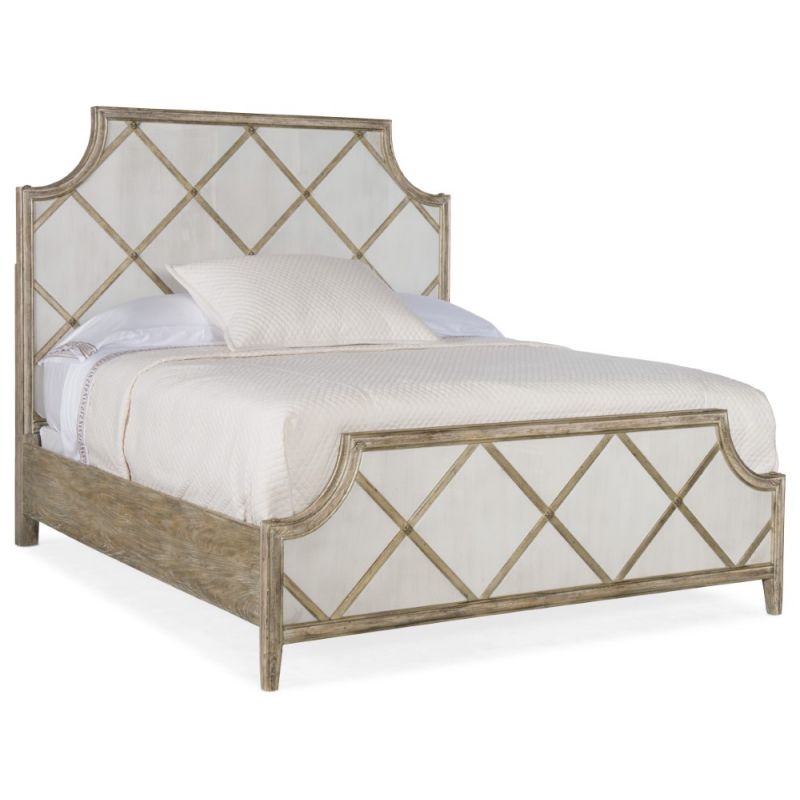 Hooker Furniture - Sanctuary Diamont King Panel Bed - 5875-90366-95