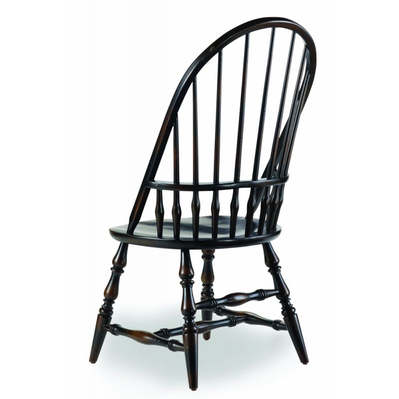 Hooker Furniture - Sanctuary Windsor Side Chair-Ebony - 3005-75330