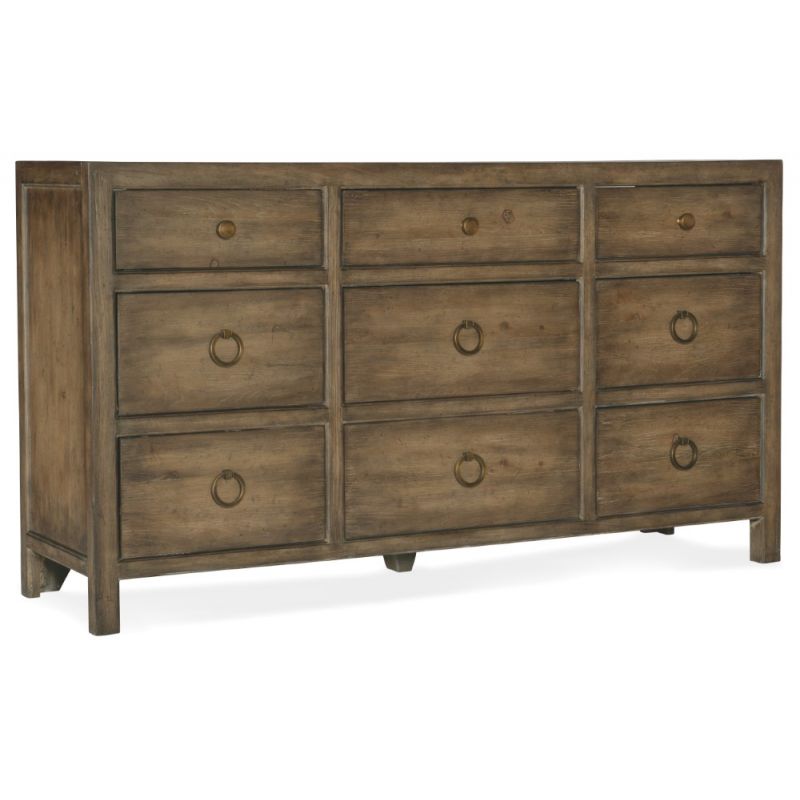 Hooker Furniture - Sundance Nine-Drawer Dresser - 6015-90202-89