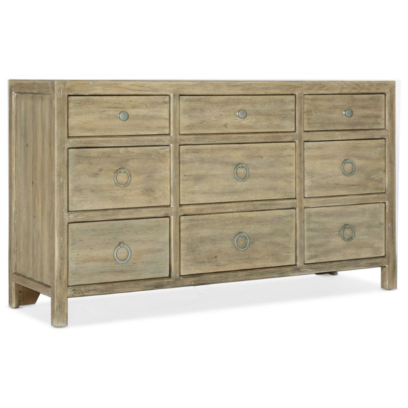 Hooker Furniture - Surfrider Nine-Drawer Dresser - 6015-90202-80