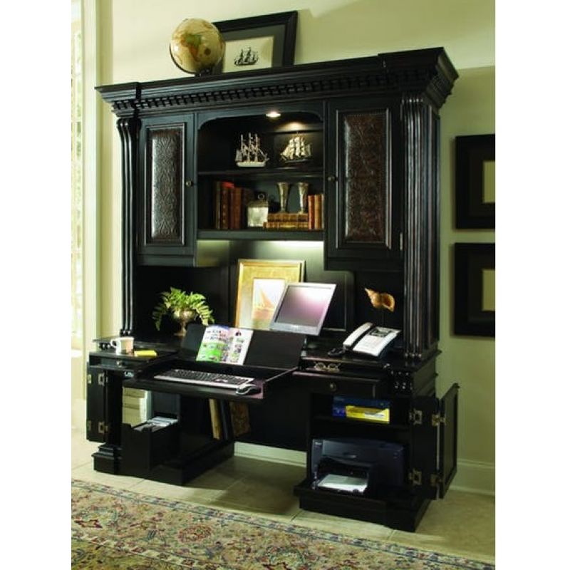 Hooker Furniture - Telluride Computer Credenza with Hutch - 370-10-464_467