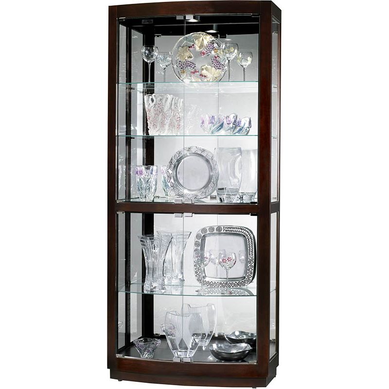 Howard Miller - Bradington Black Coffee Curio Cabinet - 680395