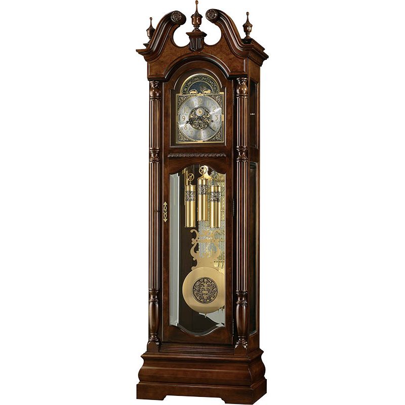 Howard Miller - Edinburg Cherry Bordeaux Floor Clock - 611142