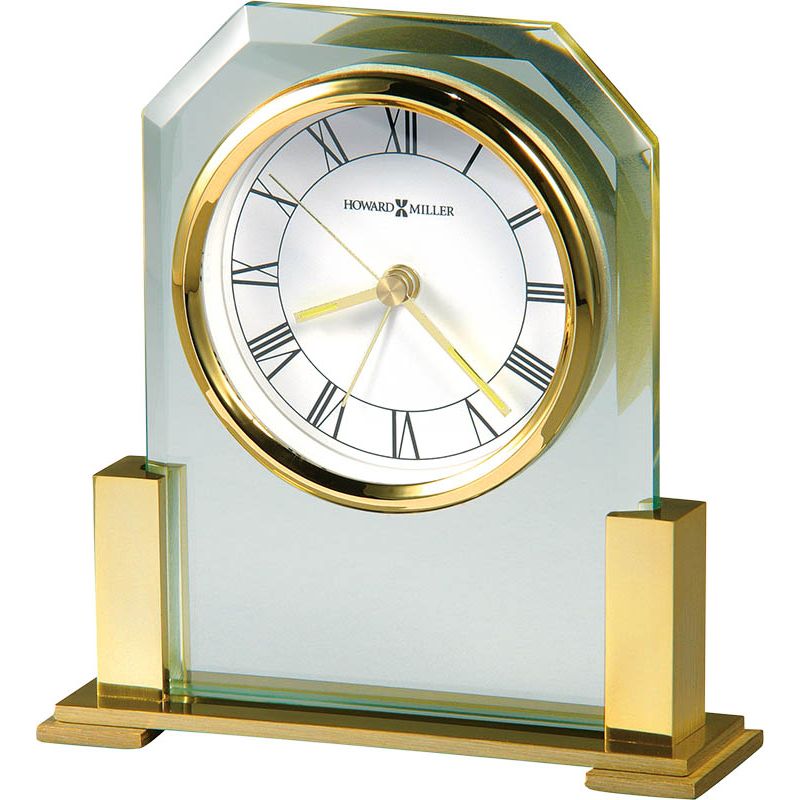 Howard Miller - Paramount Polished Brass Table Top Clock - 613573