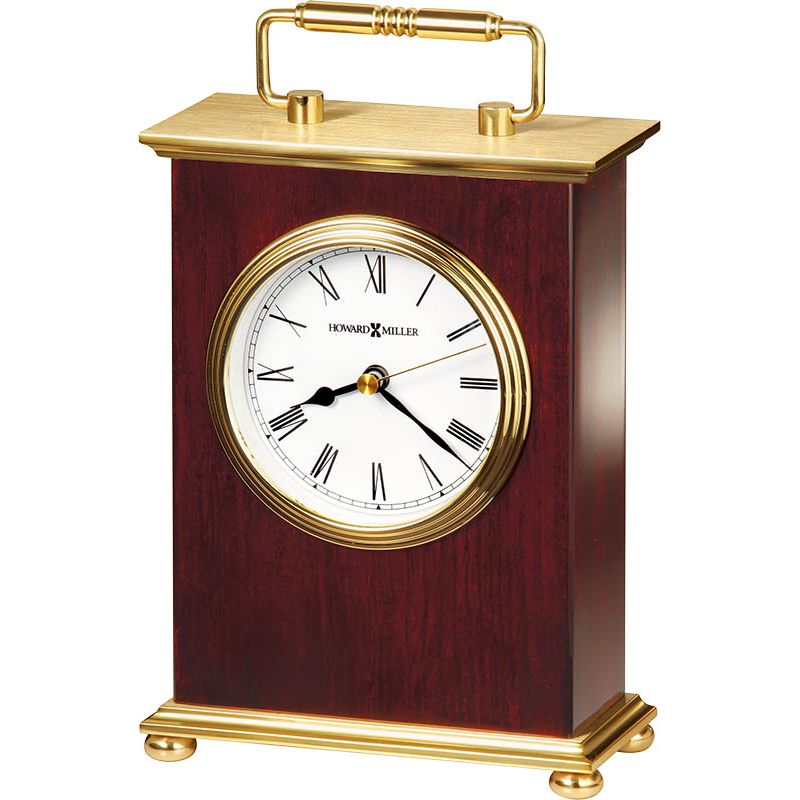 Howard Miller - Rosewood Bracket Rosewood Table Top Clock - 613528