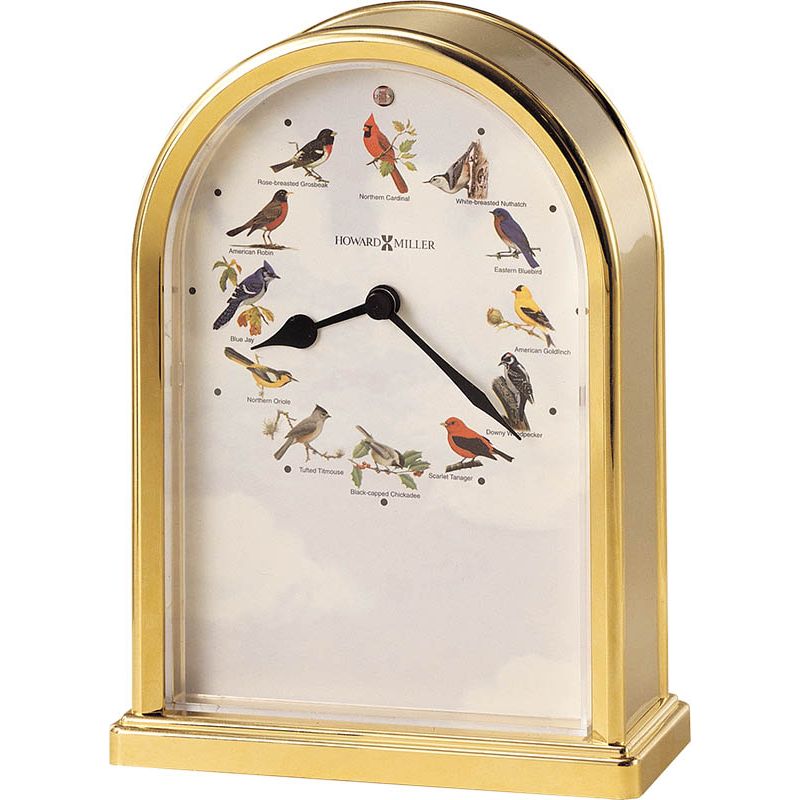 Howard Miller - Songbirds of North America III Table Top Clock - 645405