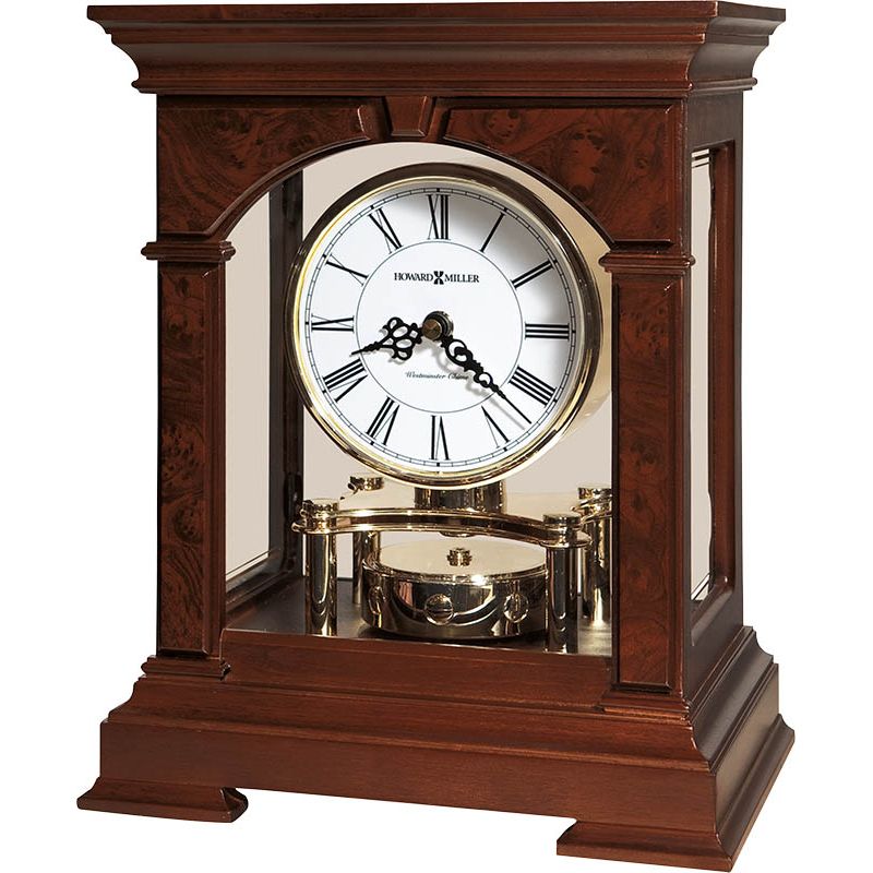 Howard Miller - Statesboro Cherry Bordeaux Mantel Clock - 635167