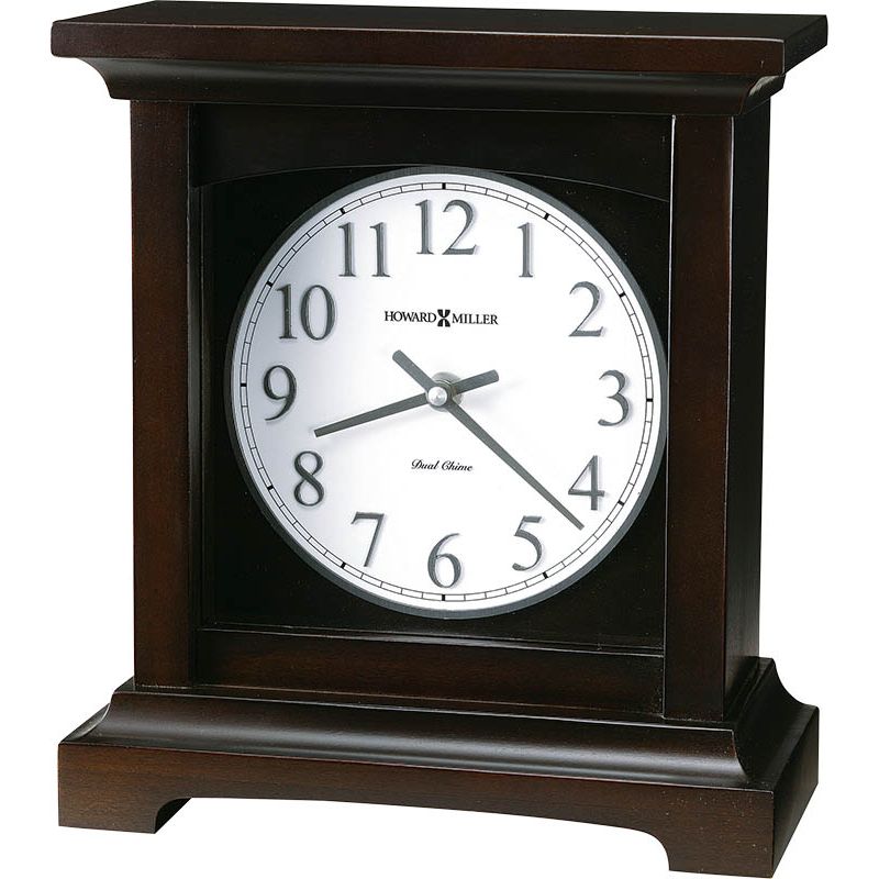 Howard Miller - Urban Mantel II Black Coffee Mantel Clock - 630246
