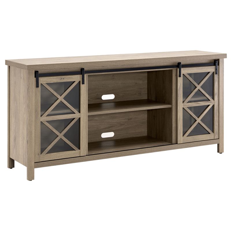 Hudson & Canal - Clementine Rectangular TV Stand for TV's up to 75