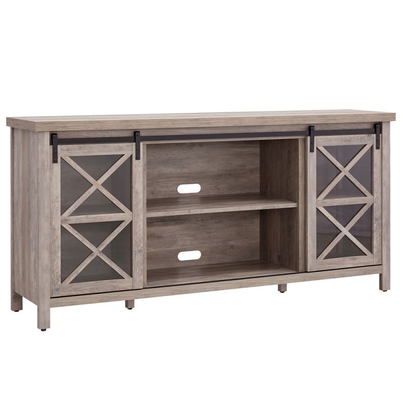 Hudson & Canal - Clementine Rectangular TV Stand for TV's up to 75