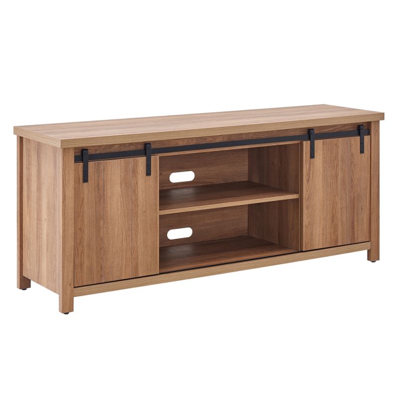 Hudson & Canal - Deacon Rectangular TV Stand for TV's up to 65