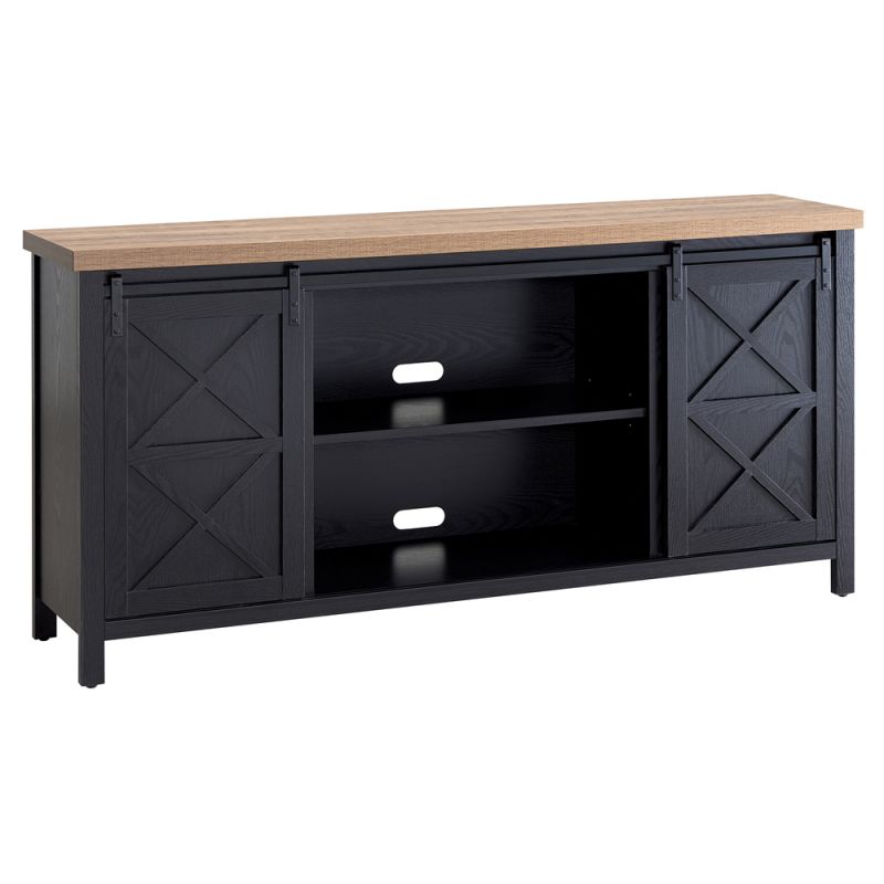 Hudson & Canal - Elmwood Rectangular TV Stand for TV's up to 75