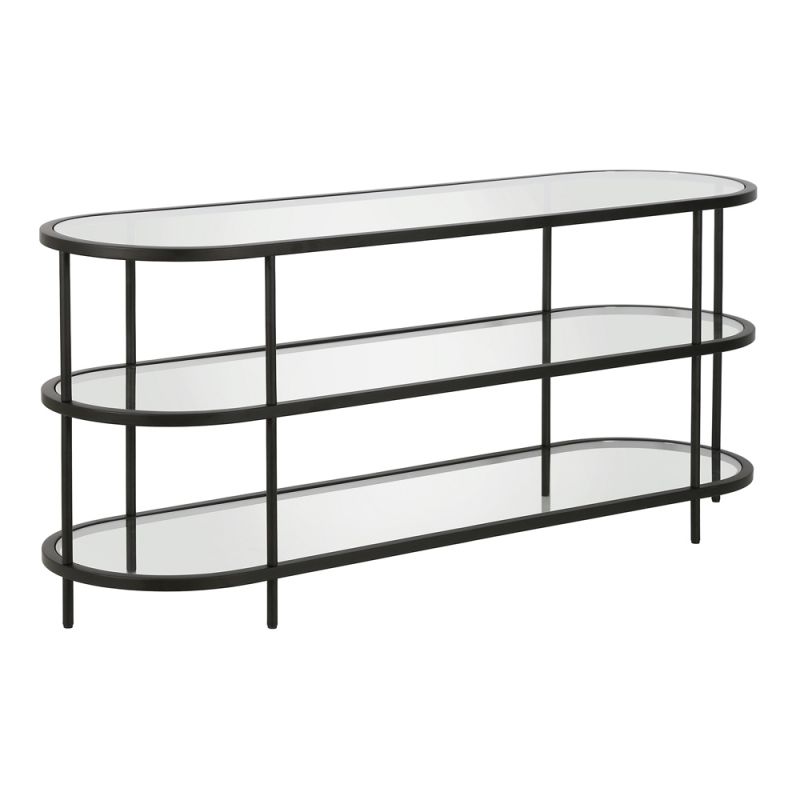 Hudson & Canal - Leif Oval TV Stand for TV's up to 60