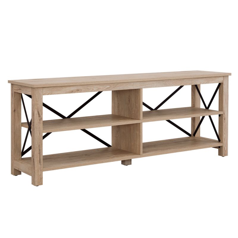 Hudson & Canal - Sawyer Rectangular TV Stand for TV's up to 70