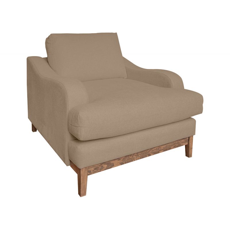 IFD - Alfa - Wooden Frame & Base, Armchair - IUP635-ACH-152