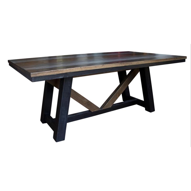 IFD - Antique Gray Dining Table - IFD9771TBL