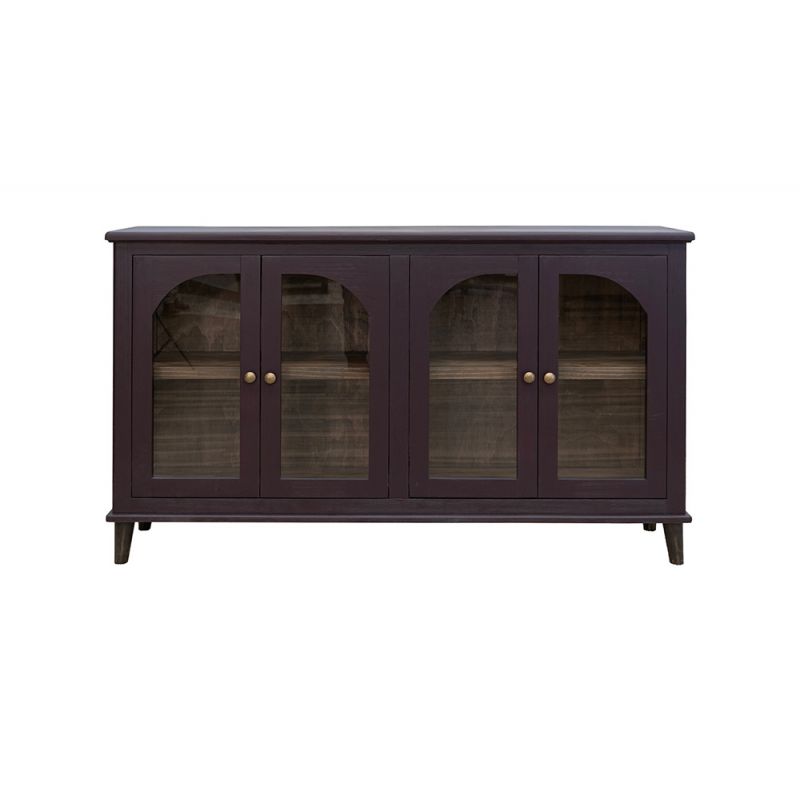 IFD - Genova - 4 Glass Doors Purple Console - IFD3791CNSRC