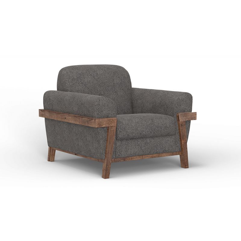 IFD - Loft Brown - Wooden Frame & Base, Armchair - IUP644-ACH-121