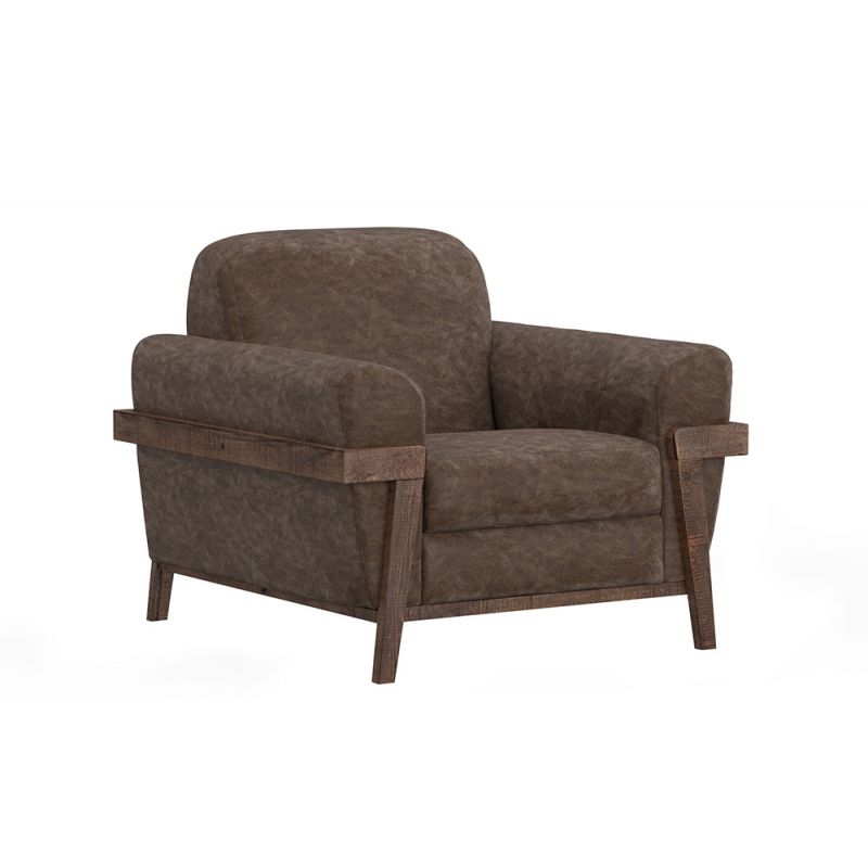 IFD - Loft Brown - Wooden Frame & Base, Armchair - IUP644-ACH-212