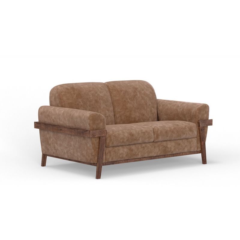 IFD - Loft Brown - Wooden Frame & Base, Loveseat - IUP644-LOV-202