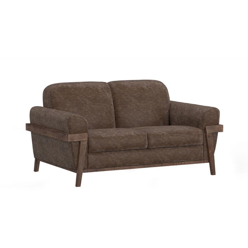 IFD - Loft Brown - Wooden Frame & Base, Loveseat - IUP644-LOV-212